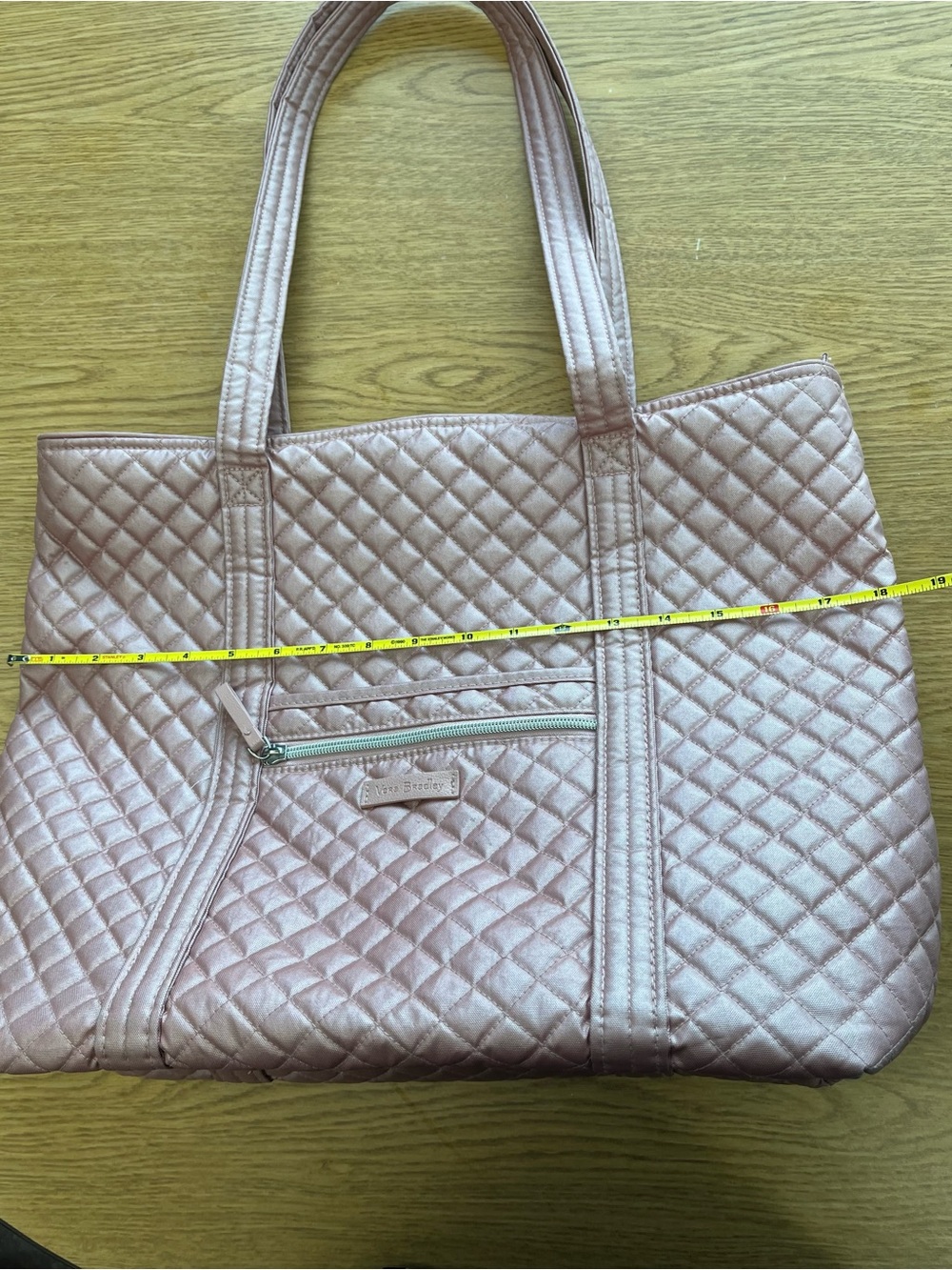 Vera Bradley Quilted Metallic Rose Tote - Picture 8 of 11